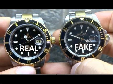 fake rolex color stripe face|how to spot a fake rolex.